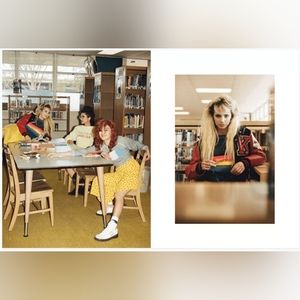 Saturday School "Relax" Graphic Tee Crewneck Short Sleeve White Rainbow Size XXS